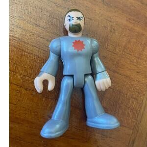 CAPTAIN ATOM- Fisher Price Imaginex DC Super Friends figure - RARE